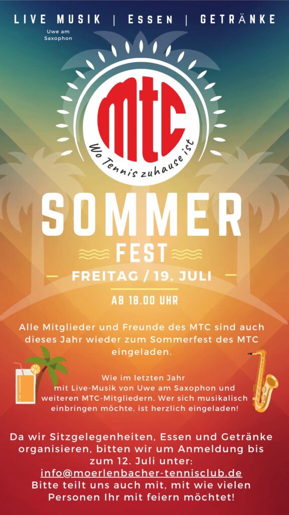 Sommerfest Flyer 2024